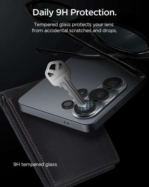 Spigen Glass tR EZ Fit Optik Pro HD for Samsung Galaxy S26 Ultra 2 Pack Black
