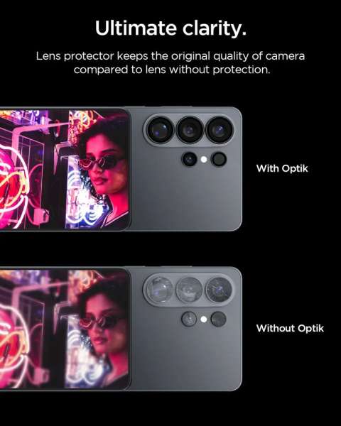 Spigen Glass tR EZ Fit Optik Pro HD for Samsung Galaxy S26 Ultra 2 Pack Black