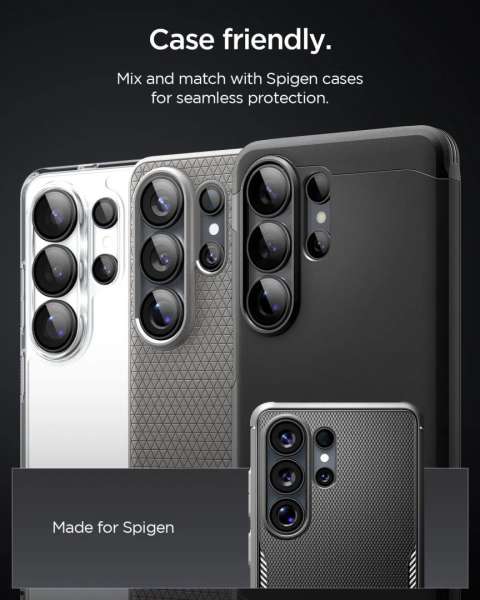 Spigen Glass tR EZ Fit Optik Pro HD for Samsung Galaxy S26 Ultra 2 Pack Black