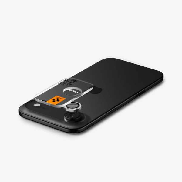 Spigen Glass tR EZ Fit Optik Pro Lens Protector for iPhone Air 2 Pack Silver