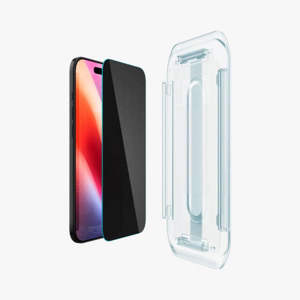 Spigen Glass tR EZ Fit (Privacy) for iPhone Air 2 Pack Transparency