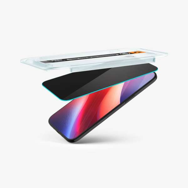 Spigen Glass tR EZ Fit (Privacy) for iPhone Air 2 Pack Transparency