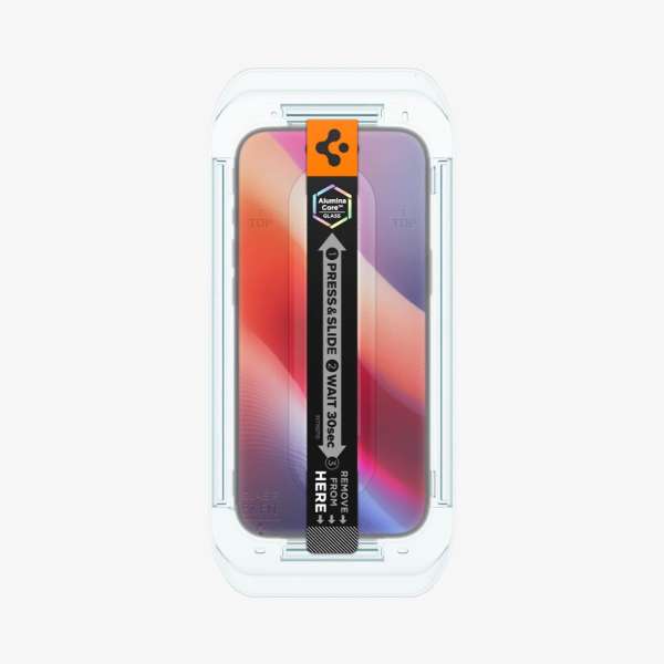 Spigen Glass tR EZ Fit (Privacy) for iPhone Air 2 Pack Transparency