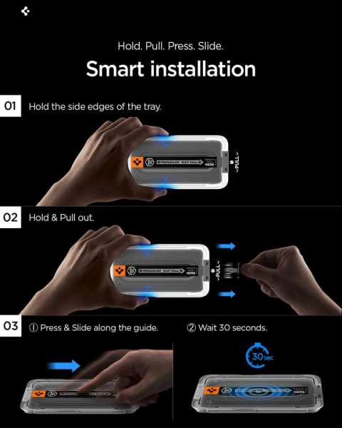 Spigen Glass tR EZ Fit Pro (Anti Reflection) for Samsung Galaxy S26+ 2 Pack Transparent
