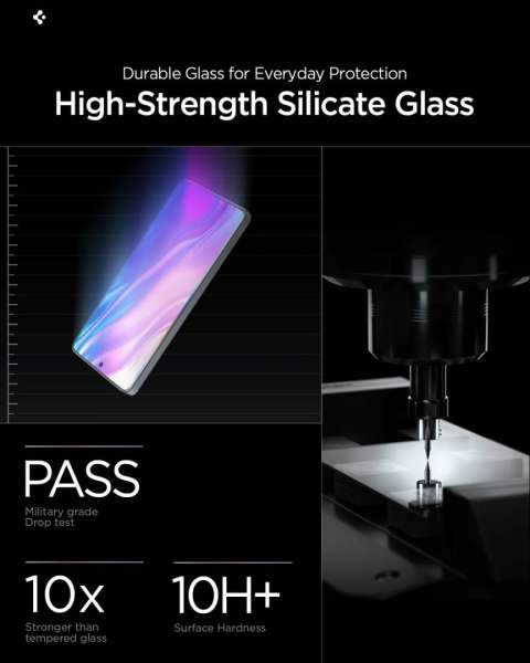 Spigen Glass tR EZ Fit Pro (Anti Reflection) for Samsung Galaxy S26+ 2 Pack Transparent