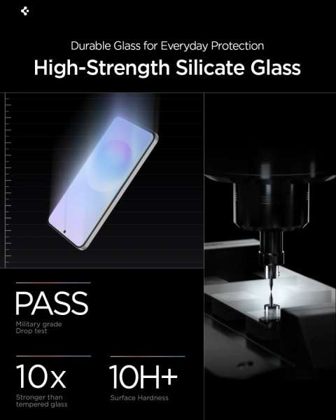 Spigen Glass tR EZ Fit Pro for Samsung Galaxy A57 5G 2 Pack