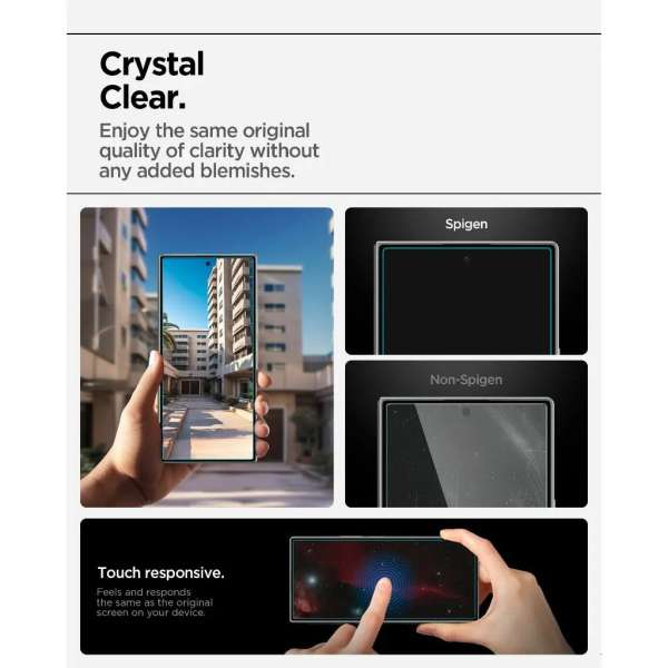 Spigen Glass tR EZ Fit Pro HD 1 Pack for Samsung Galaxy Z Fold7