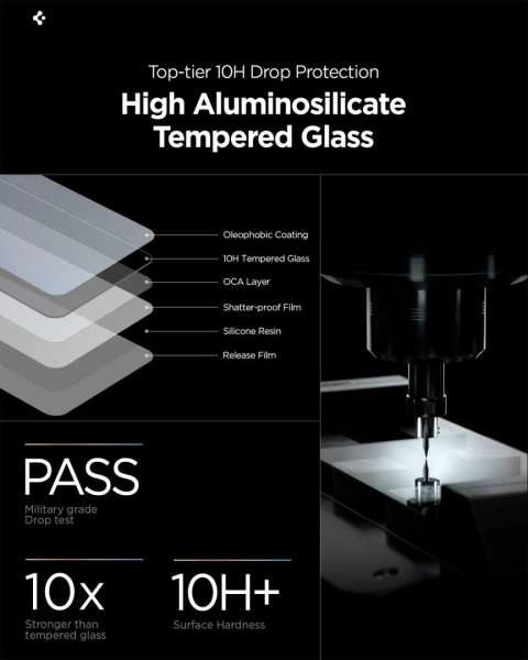 Spigen Glass tR EZ Fit Pro HD 2 Pack for Samsung Galaxy S26 Transparent