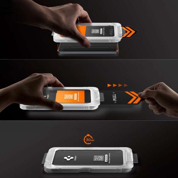Spigen Glass tR EZ Fit Pro HD 2 Pack for Samsung Galaxy S26+ Transparent