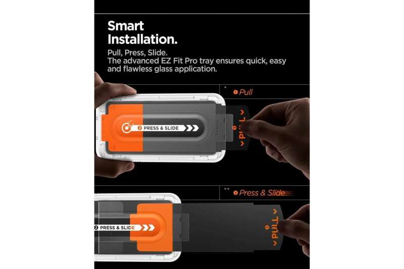 Spigen Glass tR EZ Fit Pro HD for Samsung Galaxy Z Fold7 2 Pack