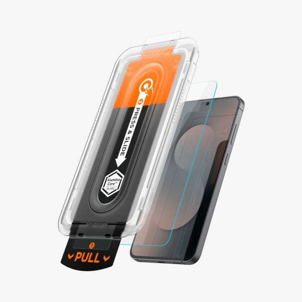 Spigen Glass tR EZ Fit Pro Screen Protector for Samsung Galaxy S25 FE 2 Pack Transparent