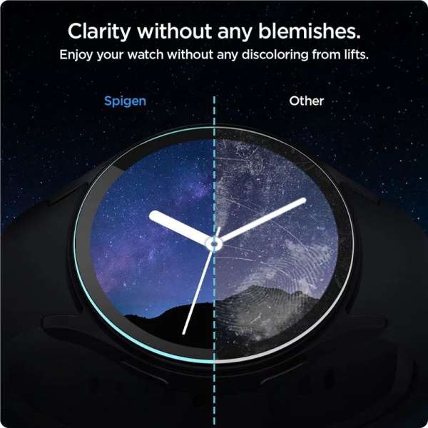 Spigen Glass tR EZ Fit Samsung Galaxy Watch7 (40mm) 2 pack Transparency