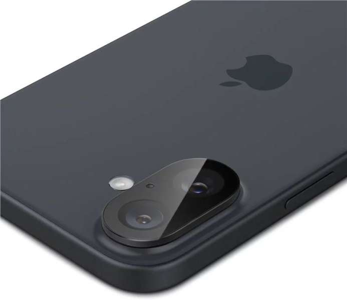 Spigen Glass tR Optik 2 Pack iPhone 16/16 Plus Black