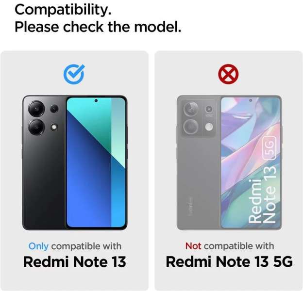 Spigen Glass tR Slim 2 Pack Xiaomi Redmi Note 13
