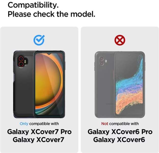 Spigen Glass tR Slim for Samsung Galaxy XCover 7 Pro/ 7 2 Pack