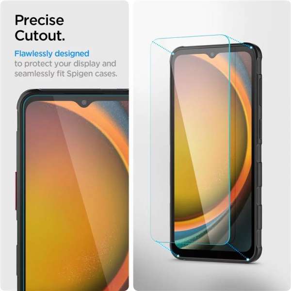 Spigen Glass tR Slim for Samsung Galaxy XCover 7 Pro/ 7 2 Pack