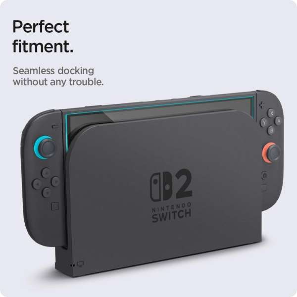 Spigen Glass tR Slim HD 2 Pack for Nintendo Switch 2