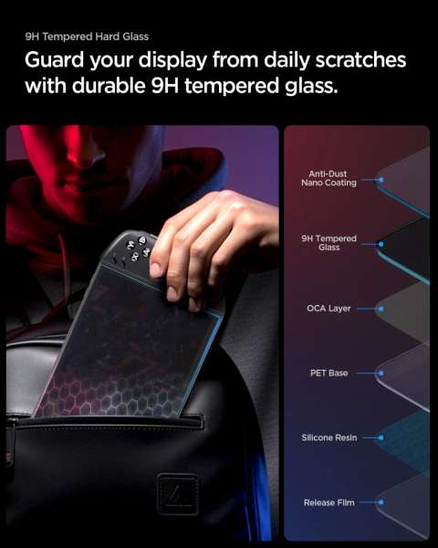 Spigen Glass tR Slim Screen Protector for Lenovo Legion Go2 2Pack