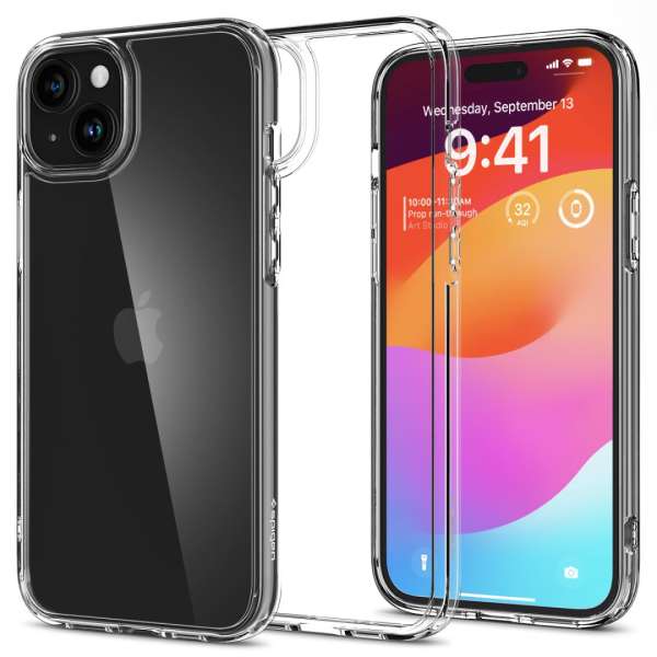 Spigen iPhone 15 Case Ultra Hybrid Crystal Clear