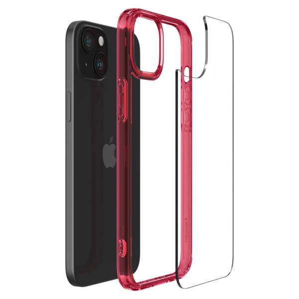 Spigen iPhone 15 Plus Case Ultra Hybrid Red Crystal