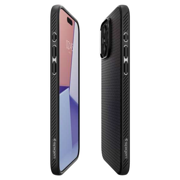 Spigen iPhone 15 Pro Case Liquid Air Matte Black
