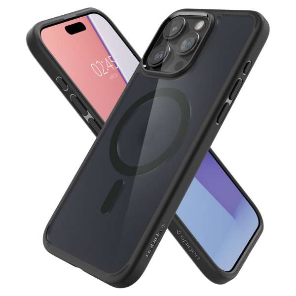 Spigen iPhone 15 Pro Case Ultra Hybrid MagSafe (MagFit) Frost Black