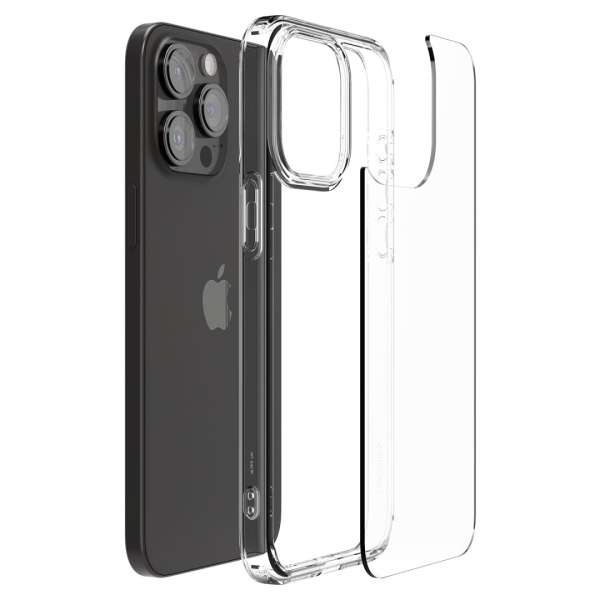 Spigen iPhone 15 Pro Max Case Ultra Hybrid Crystal Clear