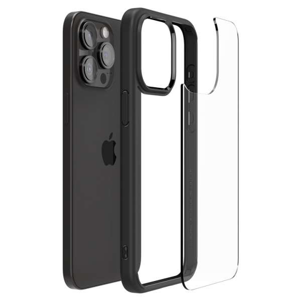 Spigen iPhone 15 Pro Max Case Ultra Hybrid Matte Black