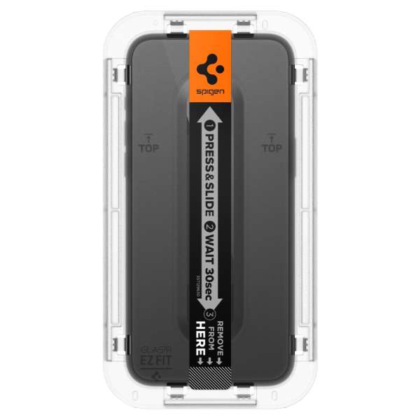 Spigen iPhone 15 Pro Max Glass tR EZ Fit FC Black (2 Pack)