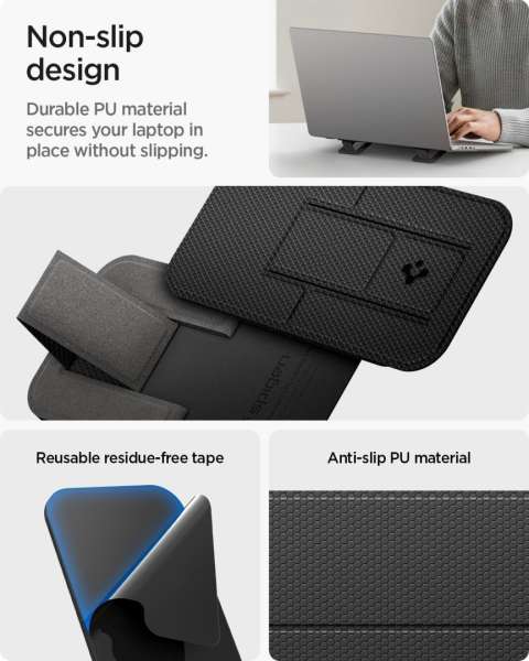 Spigen LD201-S2 Slimfold Laptop Stand Black