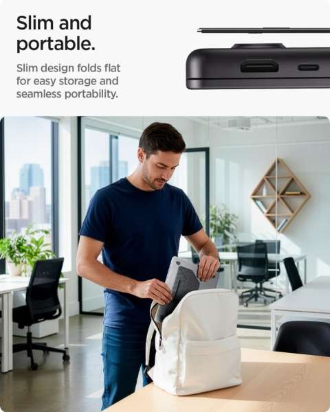 Spigen LD201-S3 Slimfold Laptop Stand Black