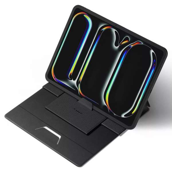 Spigen LD201-S8 Slim Fold Non Adhesive Laptop Stand Black