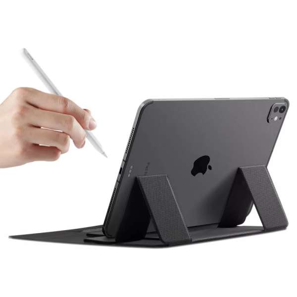 Spigen LD201-S8 Slim Fold Non Adhesive Laptop Stand Black