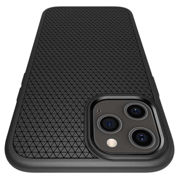 Spigen Liquid Air, black - iPhone 12 Pro Max