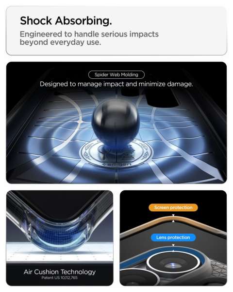 Spigen Liquid Air case for Samsung Galaxy S26 Ultra Marble Gray