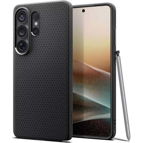 Spigen Liquid Air case for Samsung Galaxy S26 Ultra Matte Black