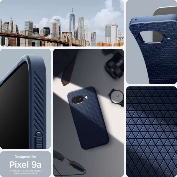 Spigen Liquid Air Google Pixel 9a Navy Blue