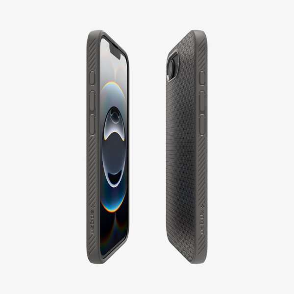 Spigen Liquid Air iPhone 16e case Marble Grey