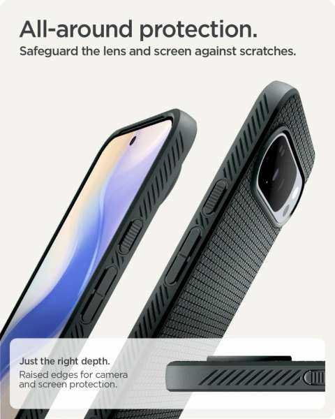 Spigen Liquid Air MagSafe case for Google Pixel 10 Pro XL Abyss Green