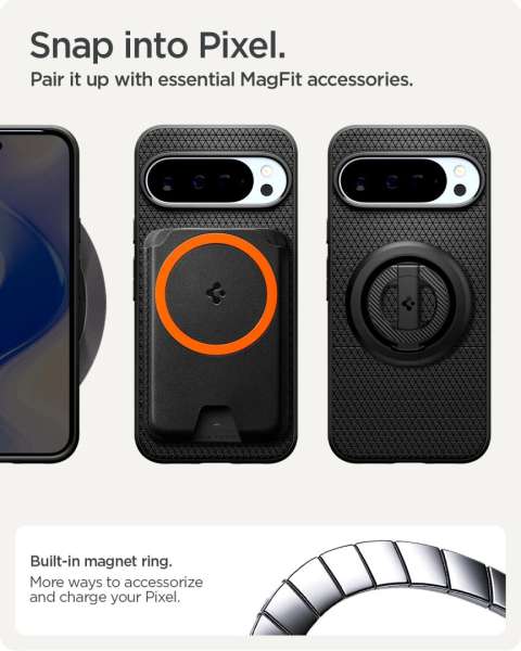 Spigen Liquid Air MagSafe case for Google Pixel 10 Pro XL Matte Black