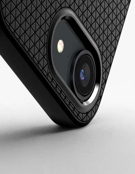 Spigen Liquid Air MagSafe case for iPhone 16e Matte Black
