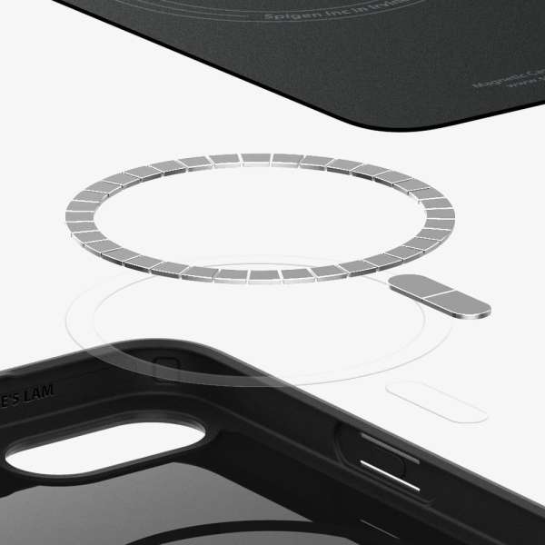 Spigen Liquid Air MagSafe case for iPhone 16e Matte Black