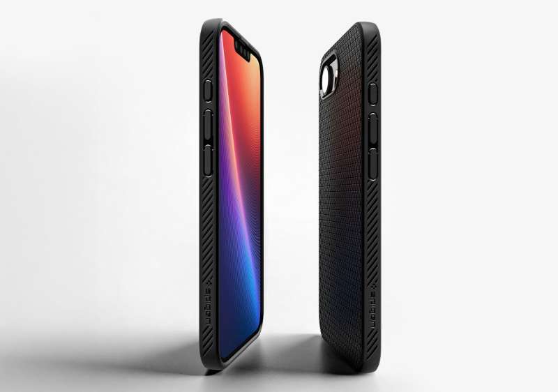 Spigen Liquid Air MagSafe case for iPhone 16e Matte Black