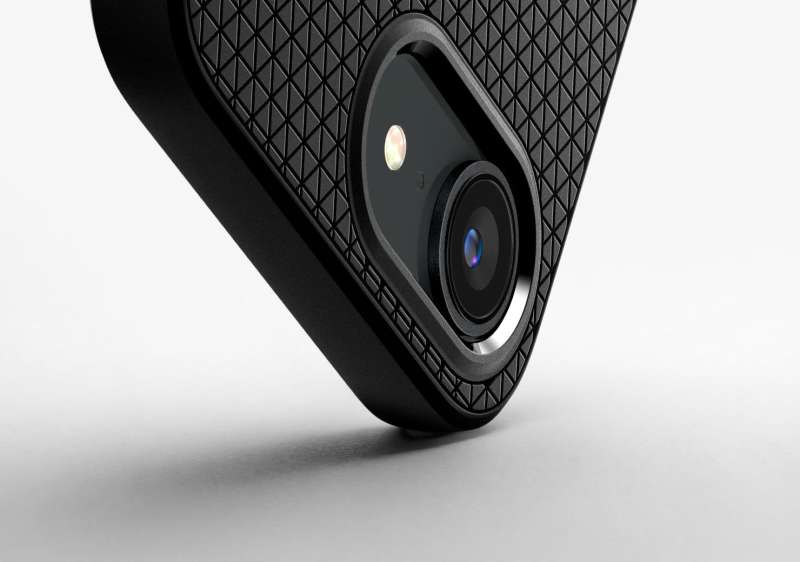 Spigen Liquid Air MagSafe case for iPhone 16e Matte Black