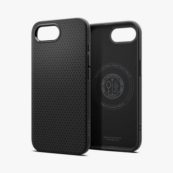 Spigen Liquid Air MagSafe case for iPhone 16e Matte Black