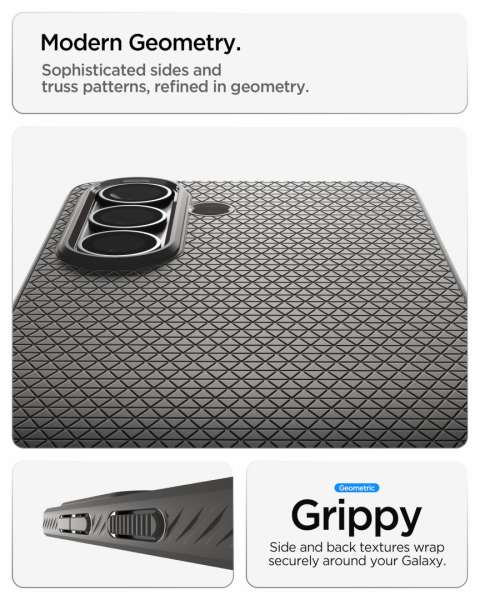 Spigen Liquid Air MagSafe case for Samsung Galaxy S26 Marble Grey
