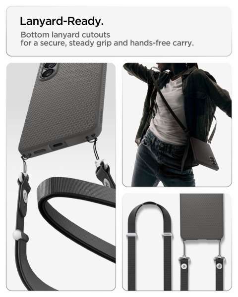 Spigen Liquid Air MagSafe case for Samsung Galaxy S26 Marble Grey