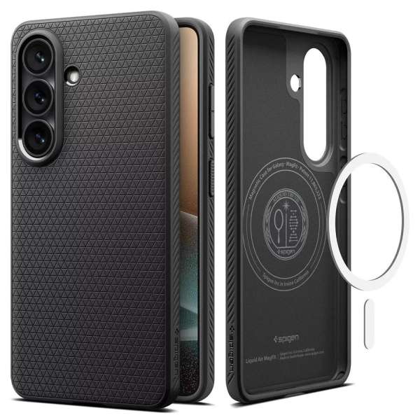 Spigen Liquid Air MagSafe case for Samsung Galaxy S26 Matte Black