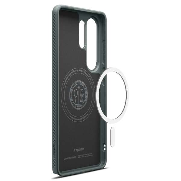 Spigen Liquid Air MagSafe case for Samsung Galaxy S26 Ultra Abyss Green