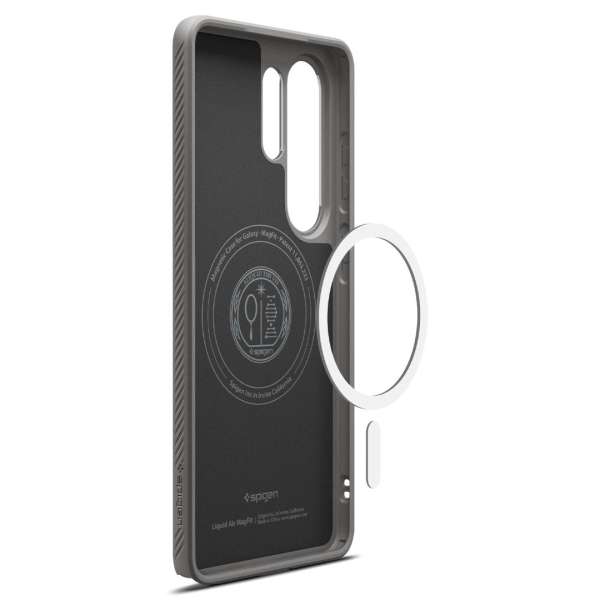 Spigen Liquid Air MagSafe case for Samsung Galaxy S26 Ultra Marble Gray
